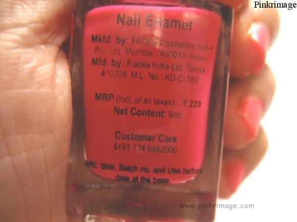 Faces matte nail polish bubblepop 4