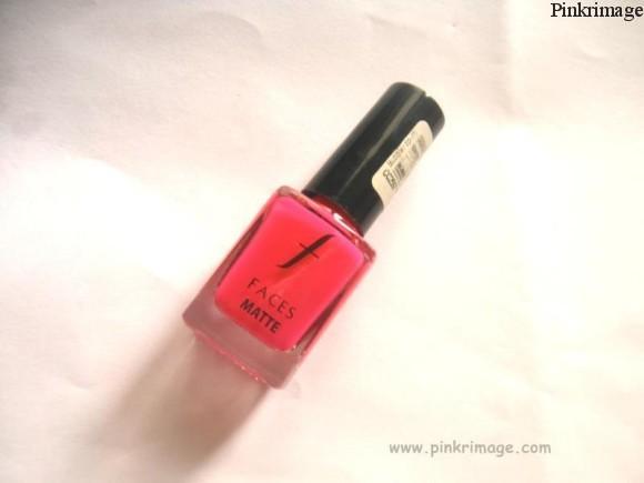 Faces matte nail polish bubblepop  5