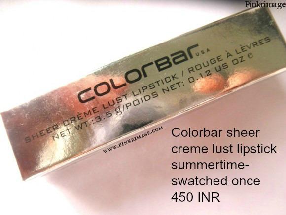 Colorbar-sheer-creme-lust-lipstick-summertime-580x435