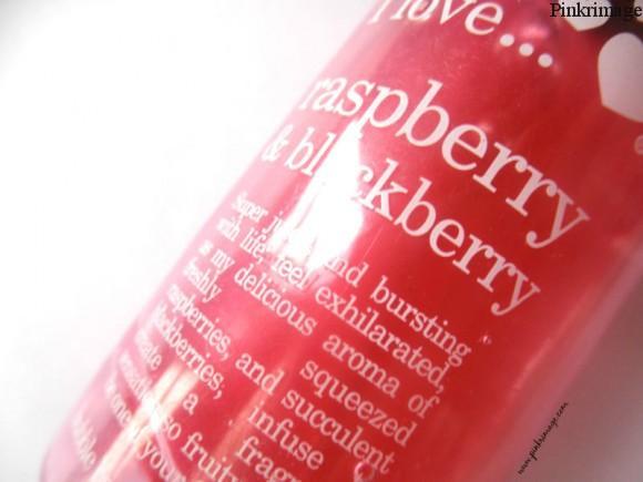 I Love Raspberry & Blackberry shower Gel #3