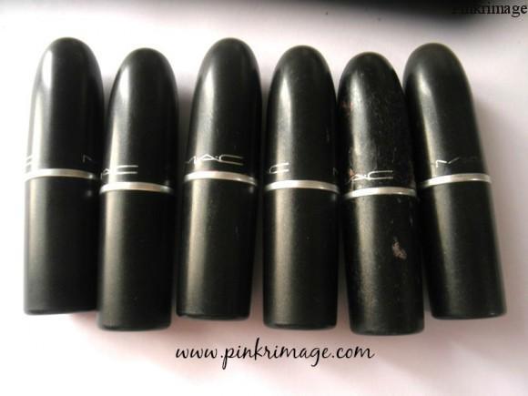 MAC lipsticks shades