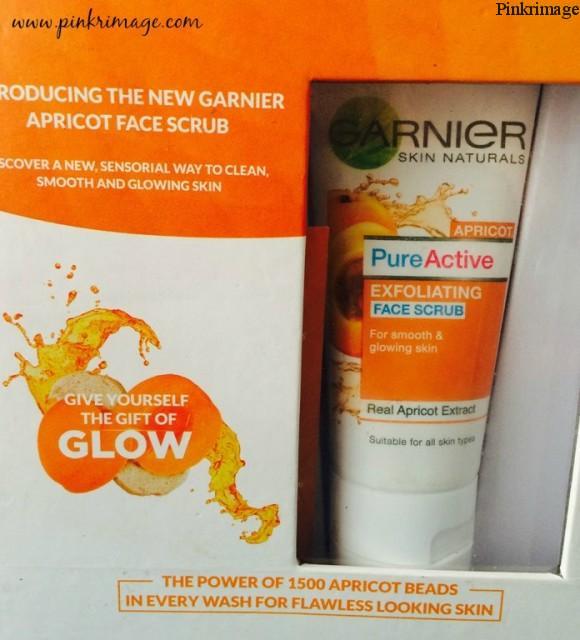 Garnier apricot scrub india