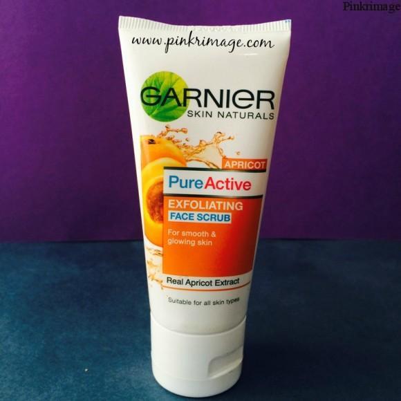 garnier apricot scrub review india