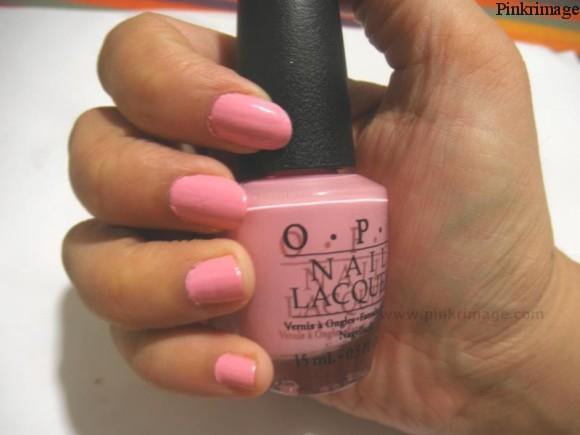 OPI nail lacquer pink friday