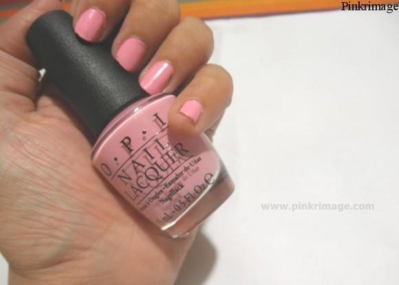 OPI pink nail polishes