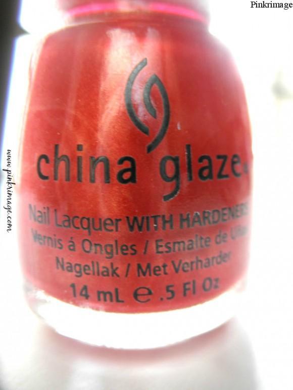 China Glaze Go Crazy Red