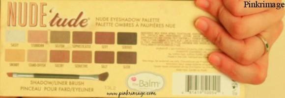 The balm Nude Tude eyeshadow Palette review india