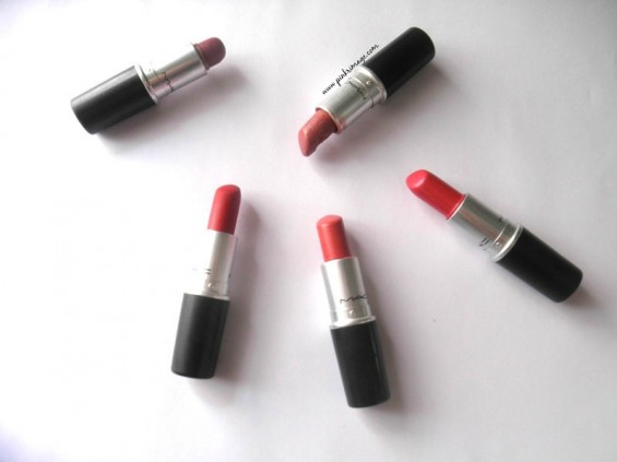 6 Mac Lipsticks Swatches Pinkrimage