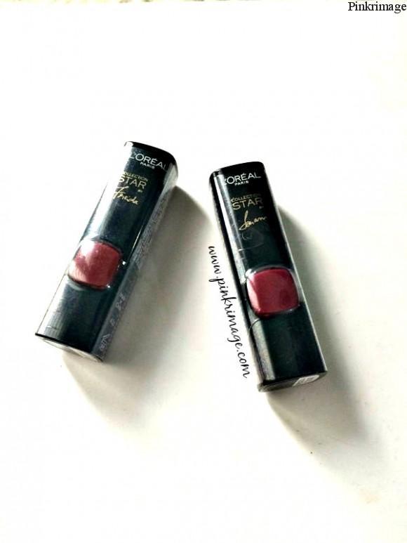 L'Oreal collection star lipsticks