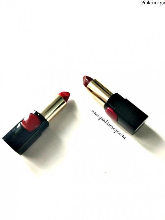 L'Oreal collection star lipsticks pure rouge and pure garnet