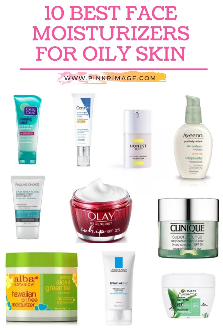 Best Face Moisturizer for Oily Skin I www.pinkrimage.com